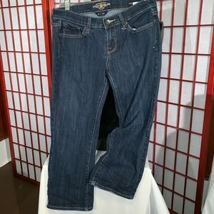 Lucky brand Charlie baby boot crop jeans 6/28